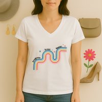 Progress Is Not Linear Women's V-Neck T-Shirt