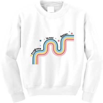 Progress Is Not Linear Kids Sweatshirt