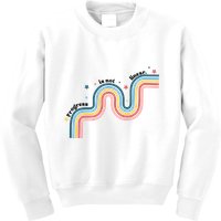 Progress Is Not Linear Kids Sweatshirt