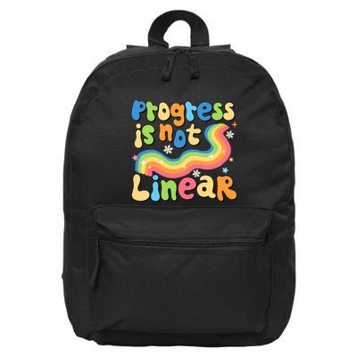 Progress Is Not Linear Sped Teacher 16 in Basic Backpack