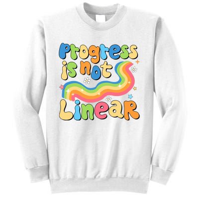 Progress Is Not Linear Sped Teacher Sweatshirt