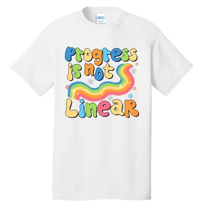 Progress Is Not Linear Sped Teacher Tall T-Shirt