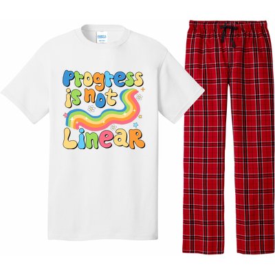 Progress Is Not Linear Sped Teacher Pajama Set