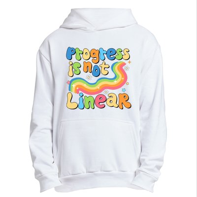 Progress Is Not Linear Sped Teacher Urban Pullover Hoodie