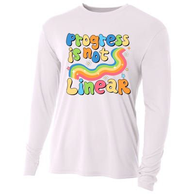 Progress Is Not Linear Sped Teacher Cooling Performance Long Sleeve Crew