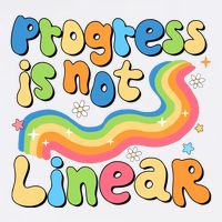 Progress Is Not Linear Sped Teacher Wool Snapback Cap