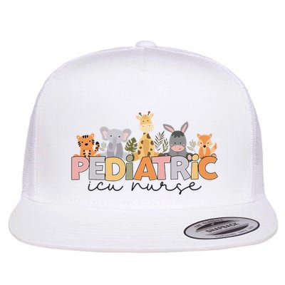 Pediatric ICU Nurse PICU Nurse Animals Nurse appreciation Flatbill Hat