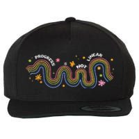 Progress Is Not Linear Sped Ed Special Education Teacher Wool Snapback Cap