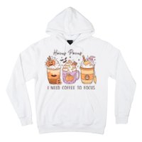 Pocus I Need Coffee To Focus Halloween Gift Hoodie