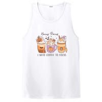 Pocus I Need Coffee To Focus Halloween Gift PosiCharge Competitor Tank