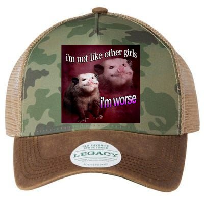 Possum I’m Not Like Other I’m Worse Legacy Tie Dye Trucker Hat