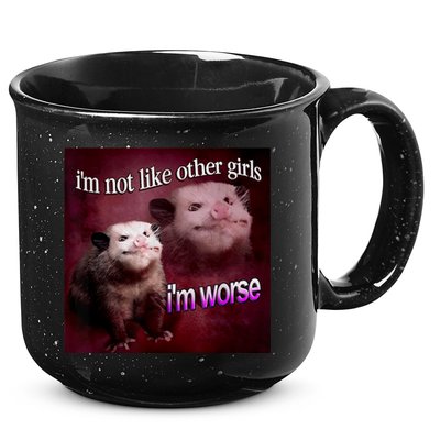 Possum I’m Not Like Other I’m Worse 15oz Campfire Ceramic Mug