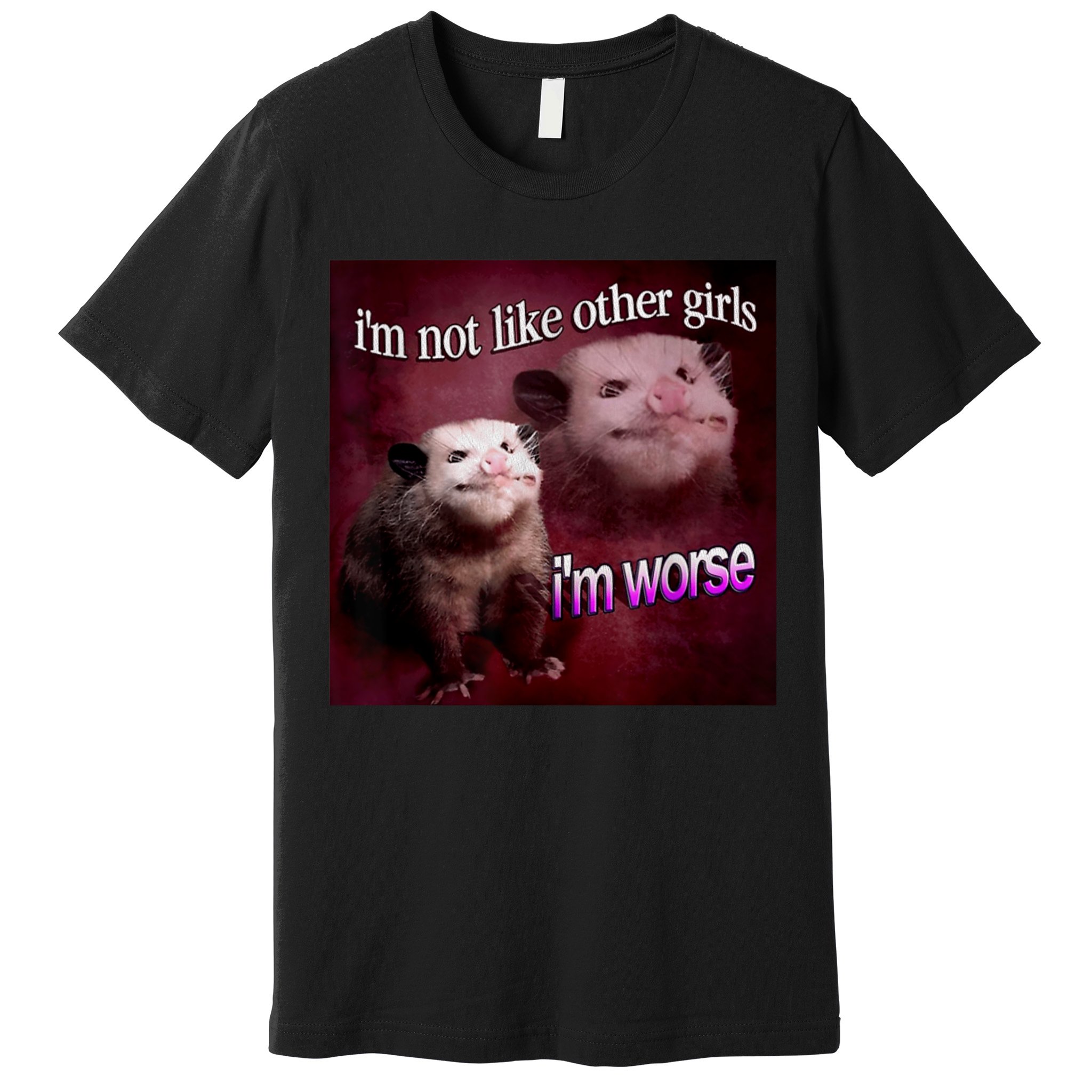 Possum I’m Not Like Other I’m Worse Premium T-Shirt