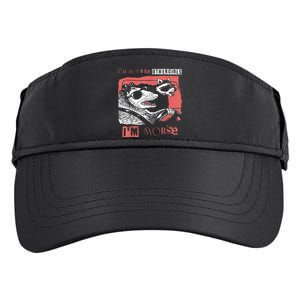 Possum Im Not Like Other Girl Im Worse Adult Drive Performance Visor