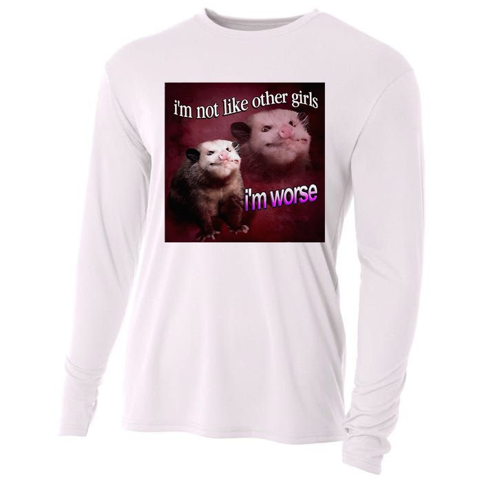 Possum I’M Not Like Other Girl I’M Worse Cooling Performance Long Sleeve Crew