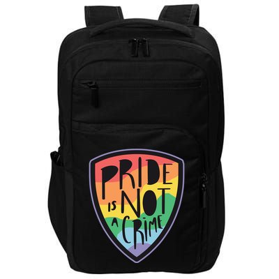 Pride Is Not A Crime LGBTQ Rainbow Impact Tech Backpack