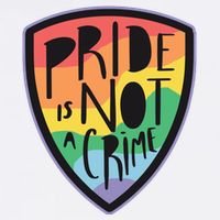 Pride Is Not A Crime LGBTQ Rainbow Cooling Performance Long Sleeve Crew