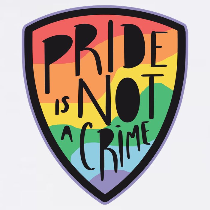 Pride Is Not A Crime LGBTQ Rainbow Cooling Performance Long Sleeve Crew