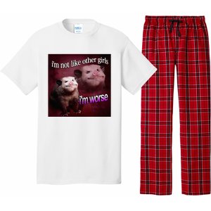 Possum I’M Not Like Other I’M Worse Pajama Set