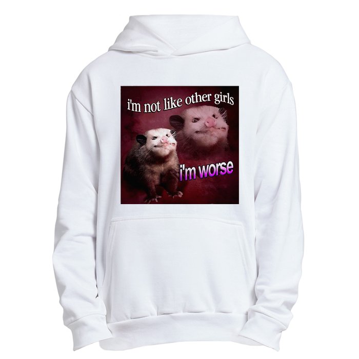 Possum I’M Not Like Other I’M Worse Urban Pullover Hoodie