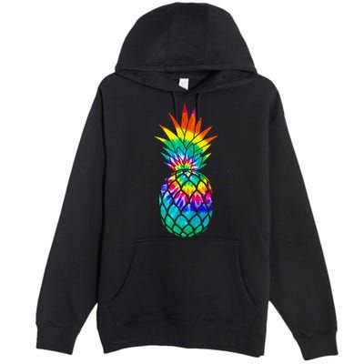 Colorful Dyed Pineapple Premium Pullover Hoodie