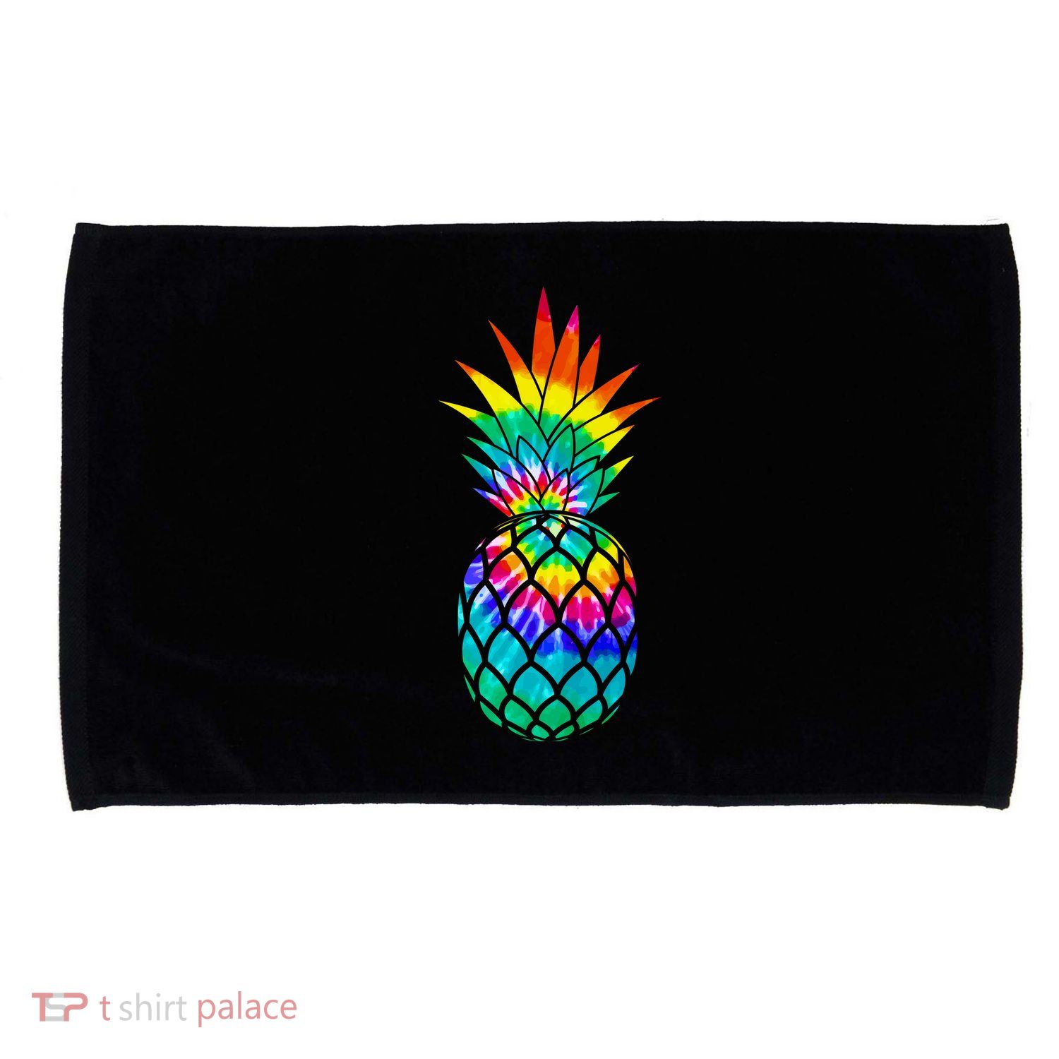 Colorful Dyed Pineapple Microfiber Hand Towel