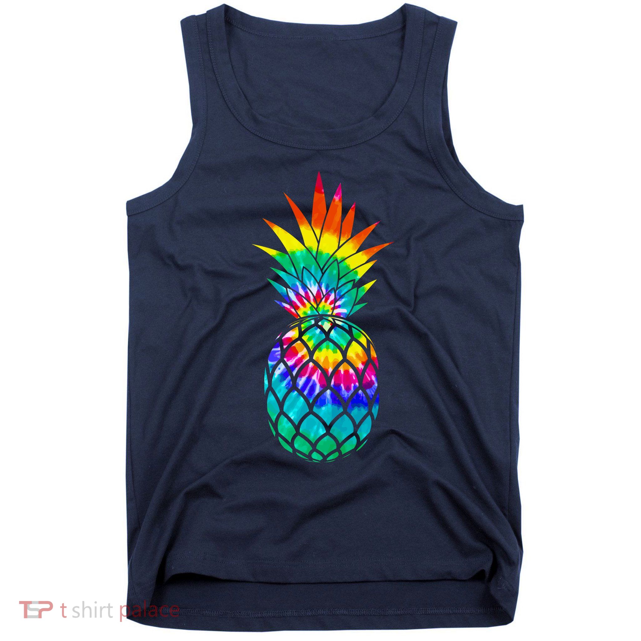 Colorful Dyed Pineapple Tank Top