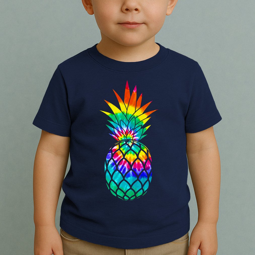 Colorful Dyed Pineapple Toddler T-Shirt