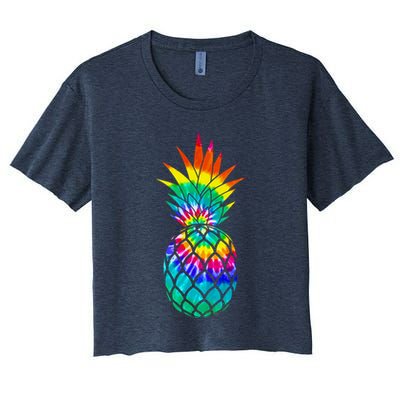 Colorful Dyed Pineapple Crop Top
