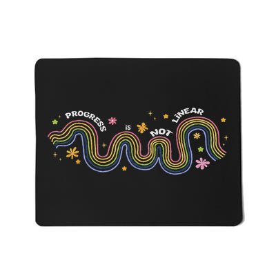 Progress Is Not Linear Sped Ed Special Education Teacher Mousepad