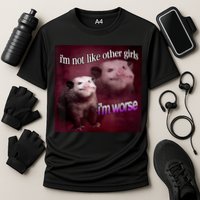 Possum I’m Not Like Other Girl I’m Worse Cooling Performance Crew T-Shirt