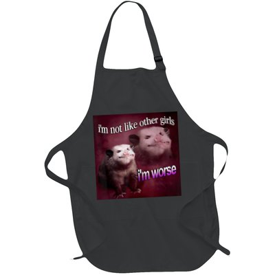 Possum I’m Not Like Other Girl I’m Worse Apron