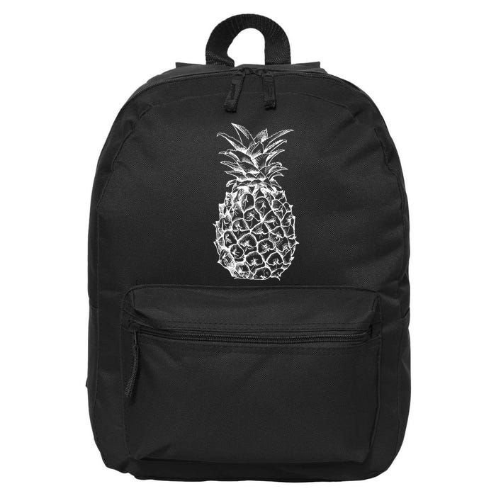 Simple Pineapple 16 in Basic Backpack
