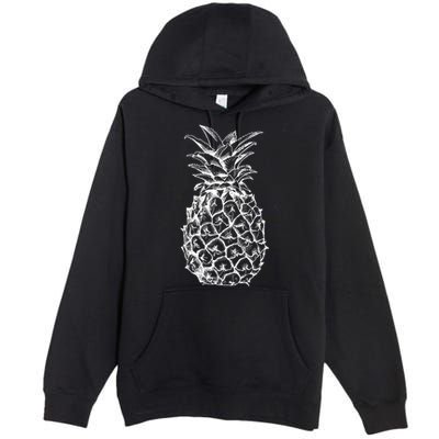 Simple Pineapple Premium Pullover Hoodie