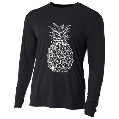 Simple Pineapple Cooling Performance Long Sleeve Crew
