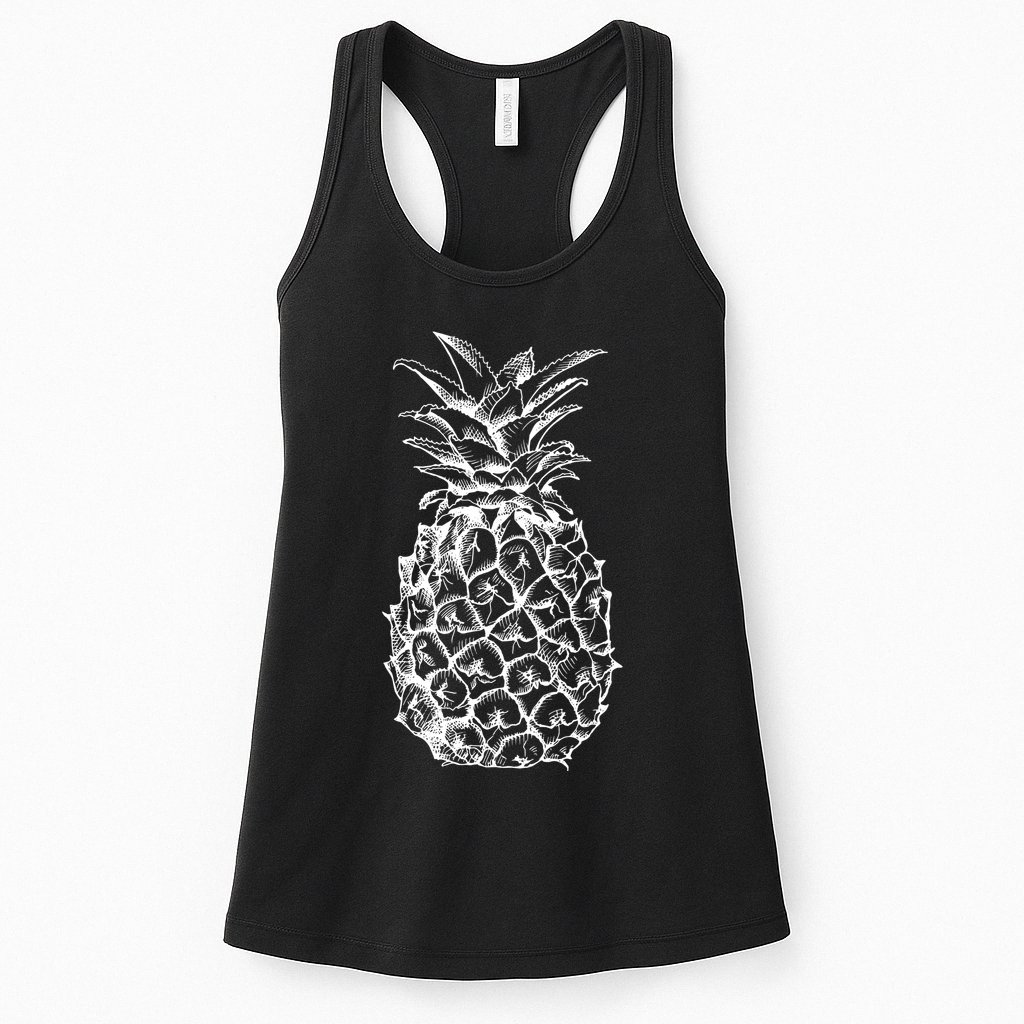 Simple Pineapple Womens Tank Top