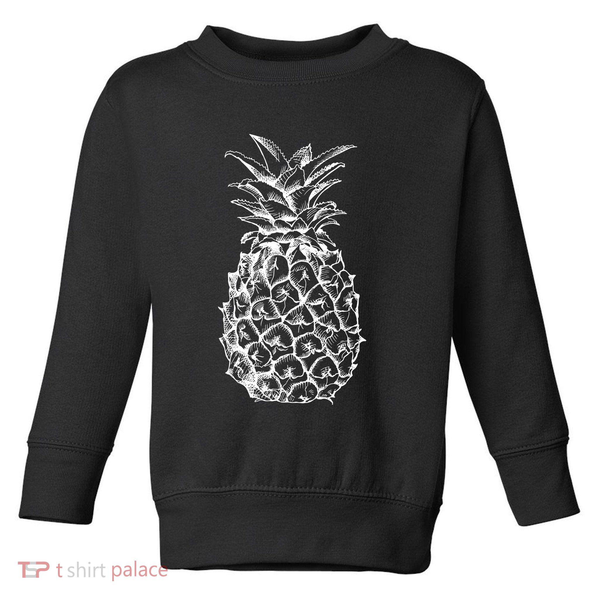 Simple Pineapple Toddler Sweatshirt