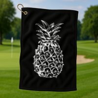Simple Pineapple Golf Towel