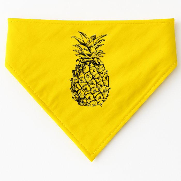 Simple Pineapple USA-Made Doggie Bandana