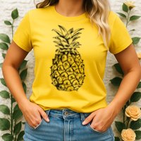 Simple Pineapple Womens T-Shirt