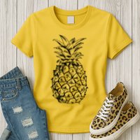 Simple Pineapple Womens T-Shirt