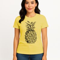 Simple Pineapple Womens T-Shirt
