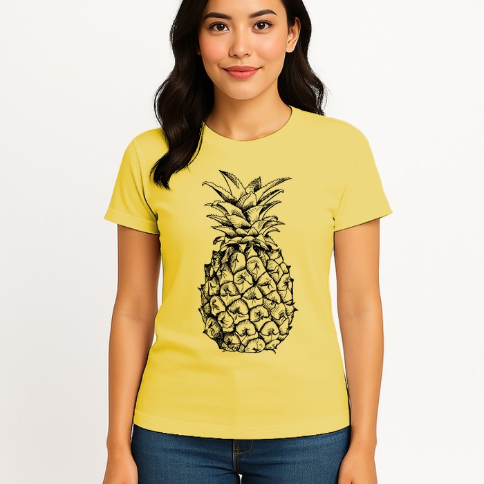 Simple Pineapple Womens T-Shirt