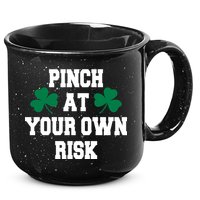 Pinch at your own risk 15oz Campfire Ceramic Mug