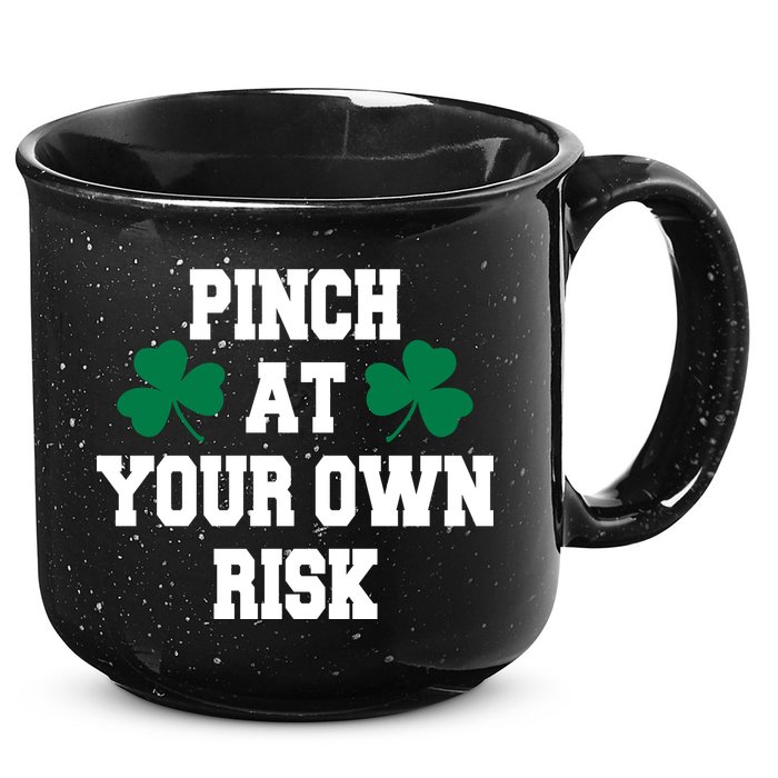 Pinch at your own risk 15oz Campfire Ceramic Mug