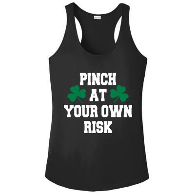 Pinch at your own risk Ladies PosiCharge Competitor Racerback Tank