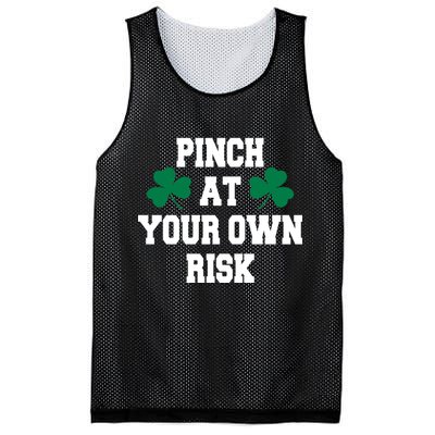 Pinch at your own risk Mesh Reversible Basketball Jersey Tank