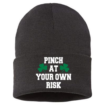 Pinch at your own risk Sustainable Knit Beanie
