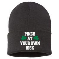 Pinch at your own risk Sustainable Knit Beanie