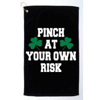 Pinch at your own risk Golf Towel